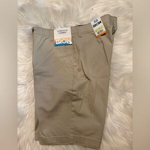 IRO Stretch Fabric Men's Khaki Shorts